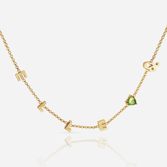 CUSTOM NECKLACE (GOLD) - Cloudbox Gifting