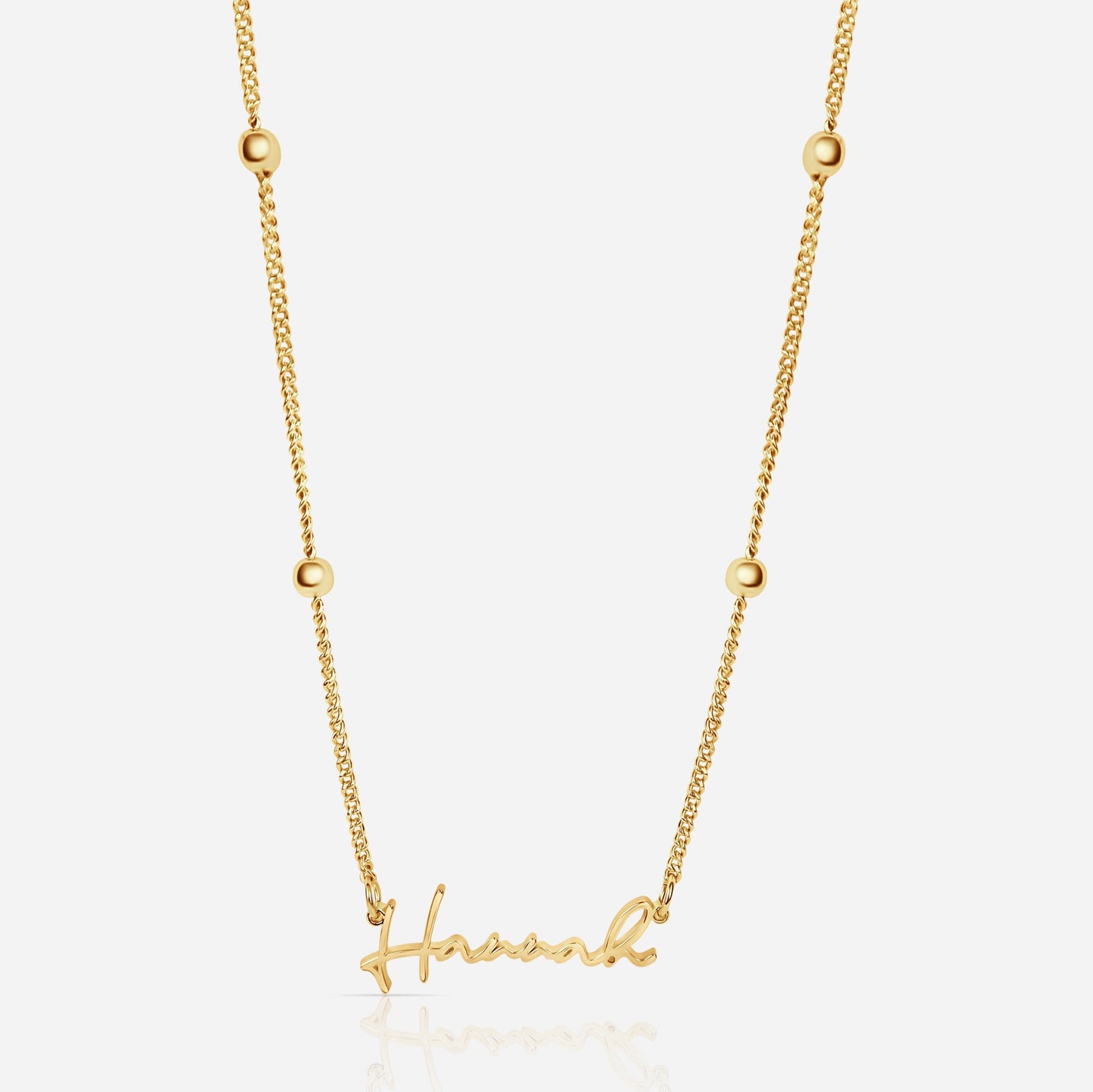 AUTOGRAPH NECKLACE (GOLD) - Cloudbox Gifting