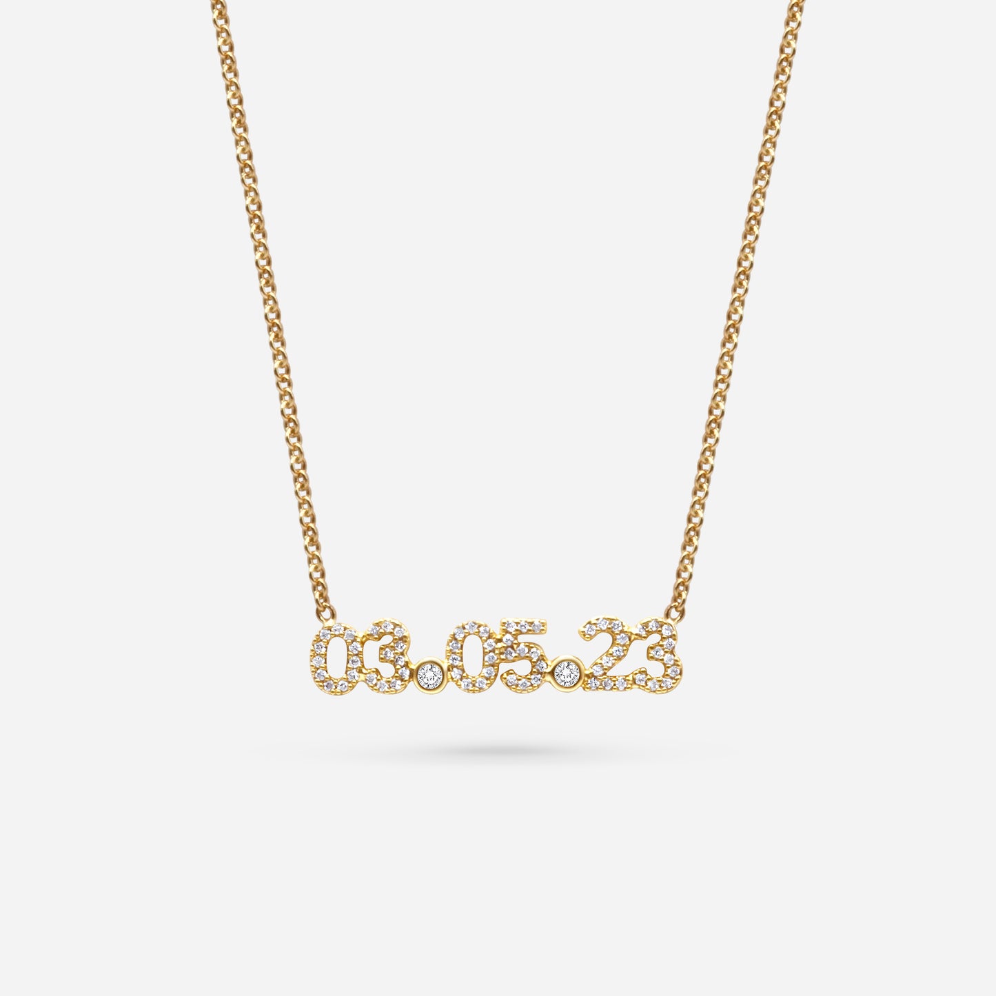 DATE NECKLACE (rose)