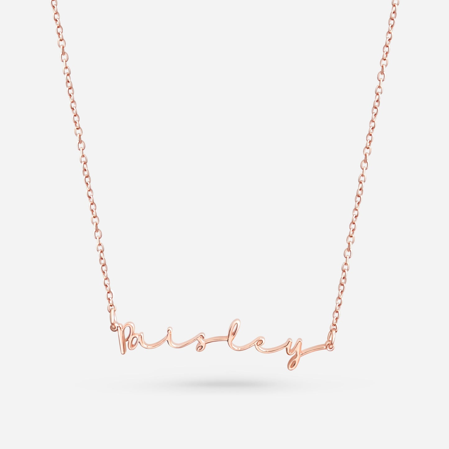 AUTOGRAPH NECKLACE (ROSE GOLD)