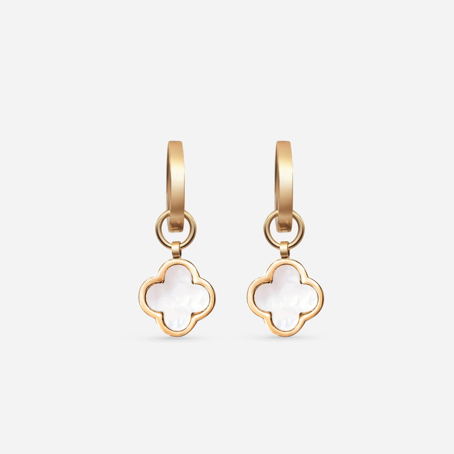 CLOVER PEARL HUGGIES (gold)