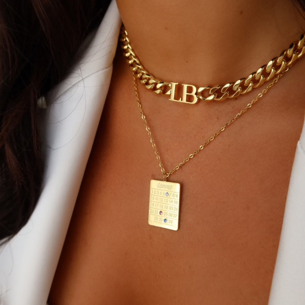CALENDAR NECKLACE - Cloudbox Gifting