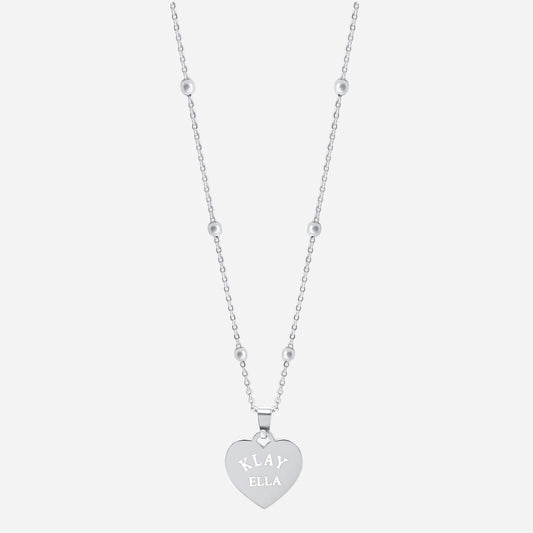 MINI HEART (SILVER) - Cloudbox Gifting