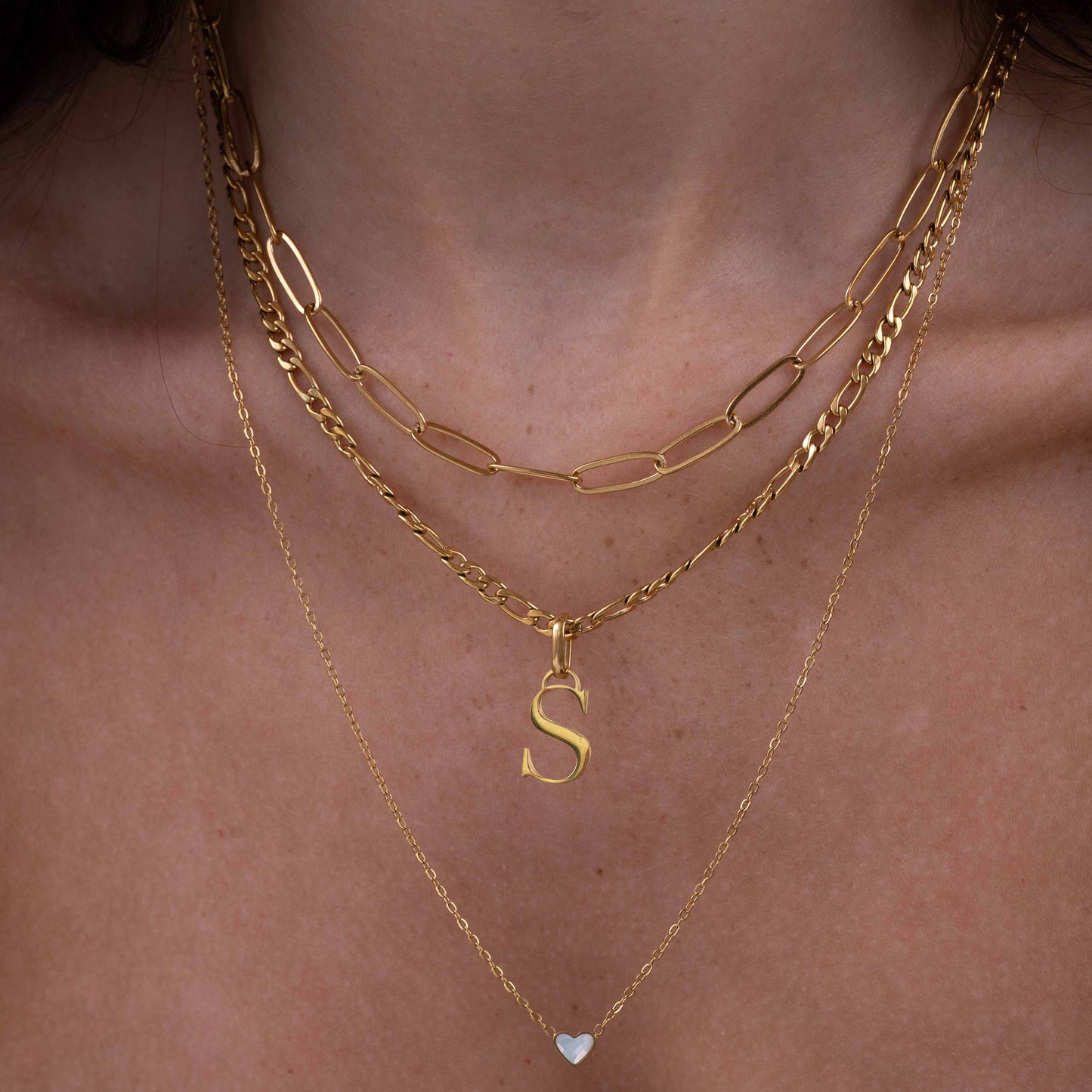 Multi Layer Necklace (rose)