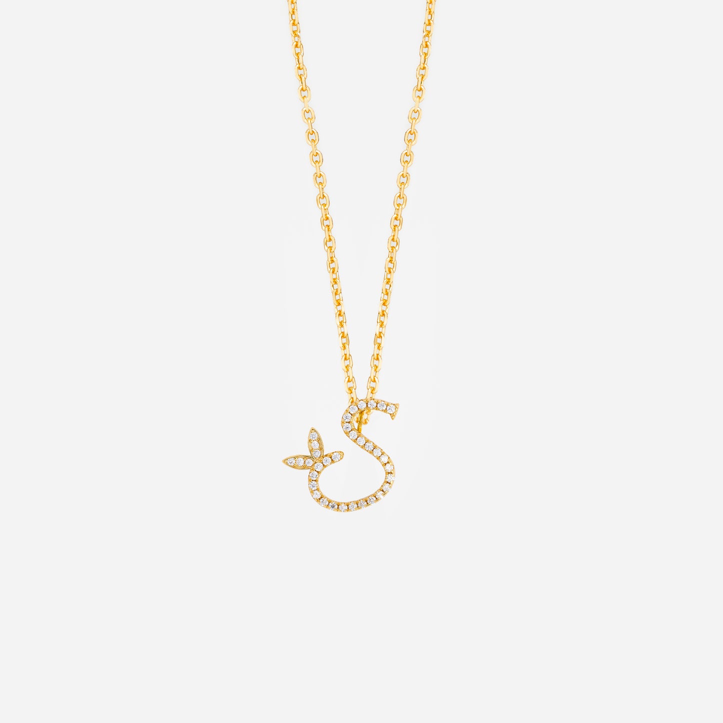 DIAMOND BUTTERFLY NECKLACE - Cloudbox Gifting