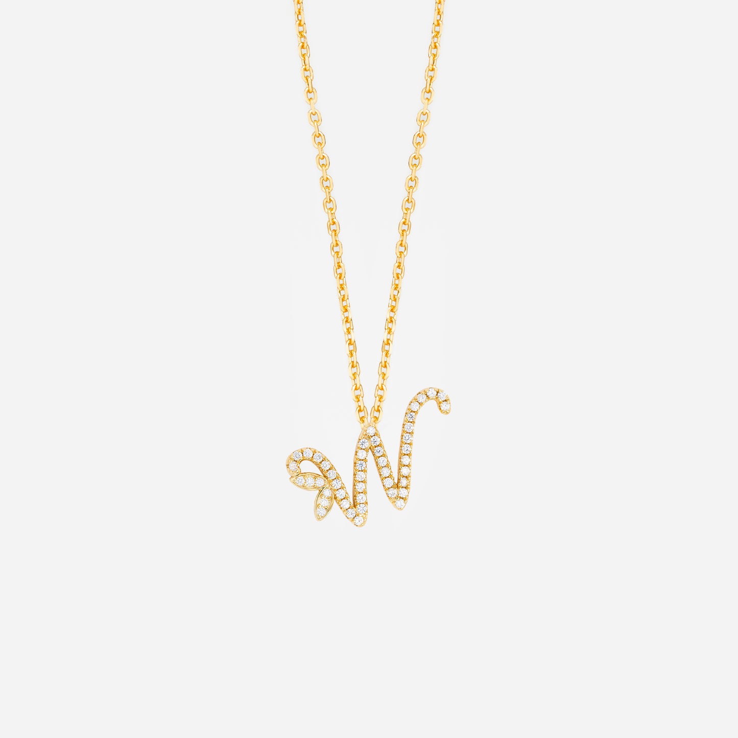 DIAMOND BUTTERFLY NECKLACE - Cloudbox Gifting
