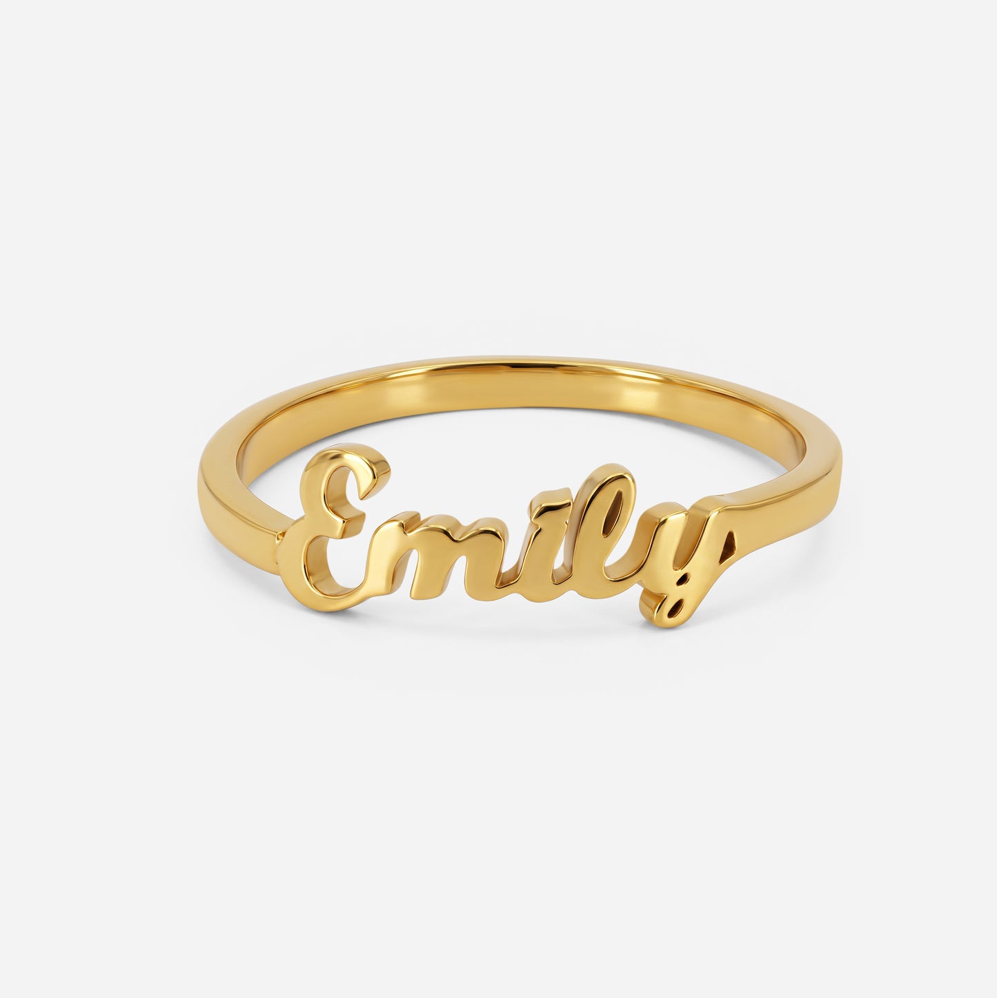 Olive single name ring - Cloudbox Gifting