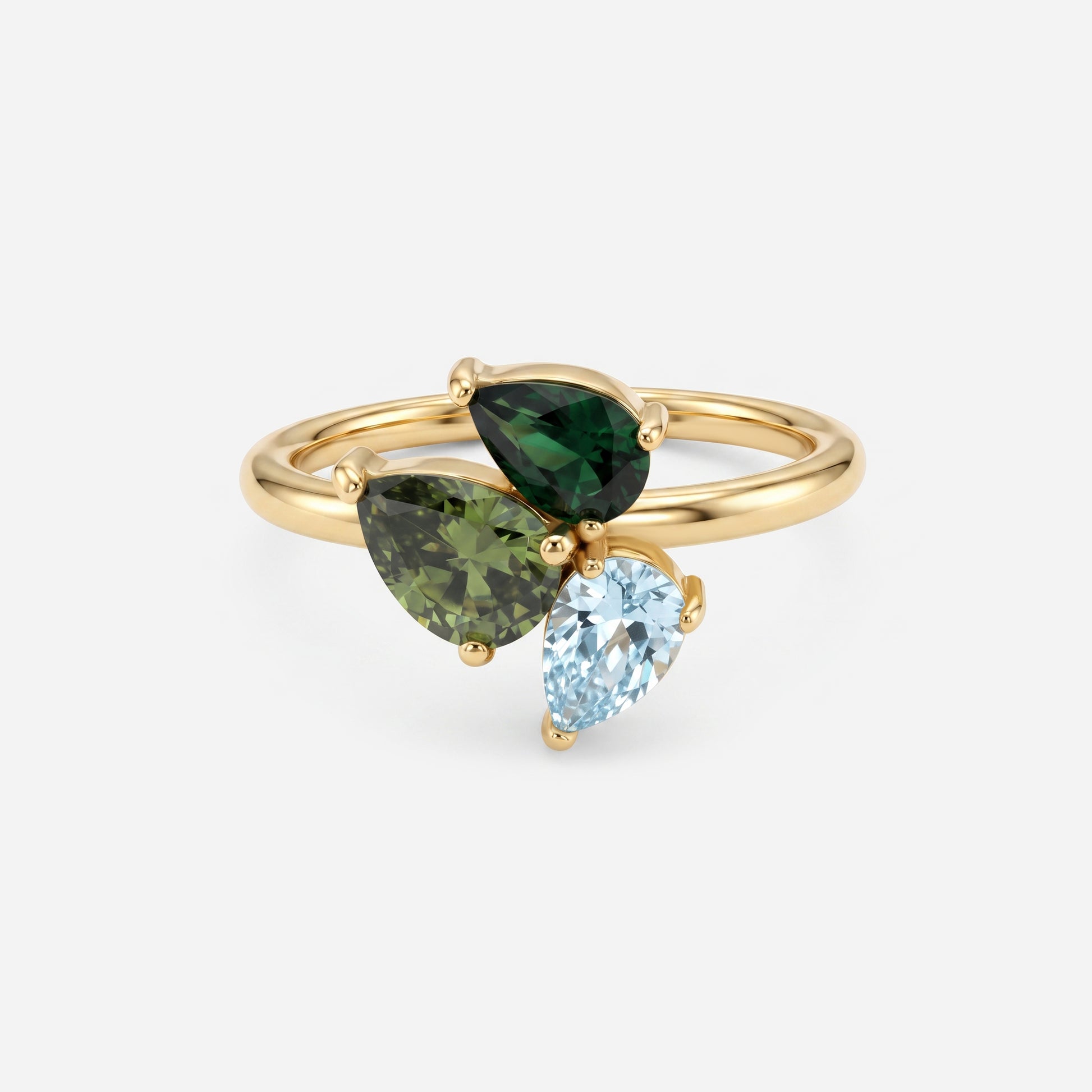 Cluster birthstone ring - Cloudbox Gifting