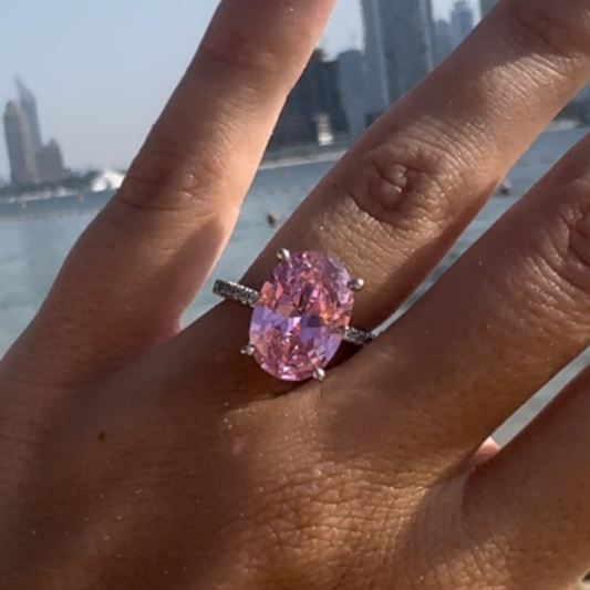 TIARA PINK RING