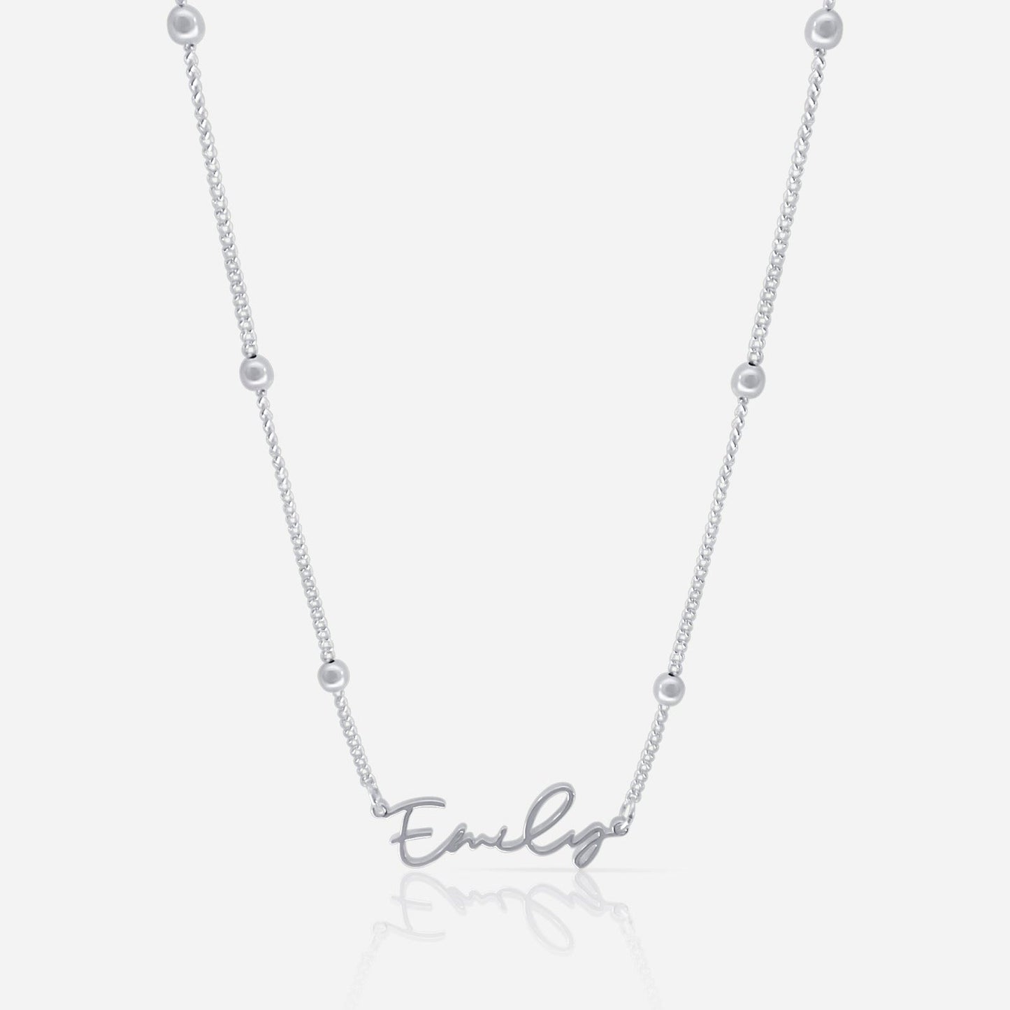 AUTOGRAPH NECKLACE (SILVER)