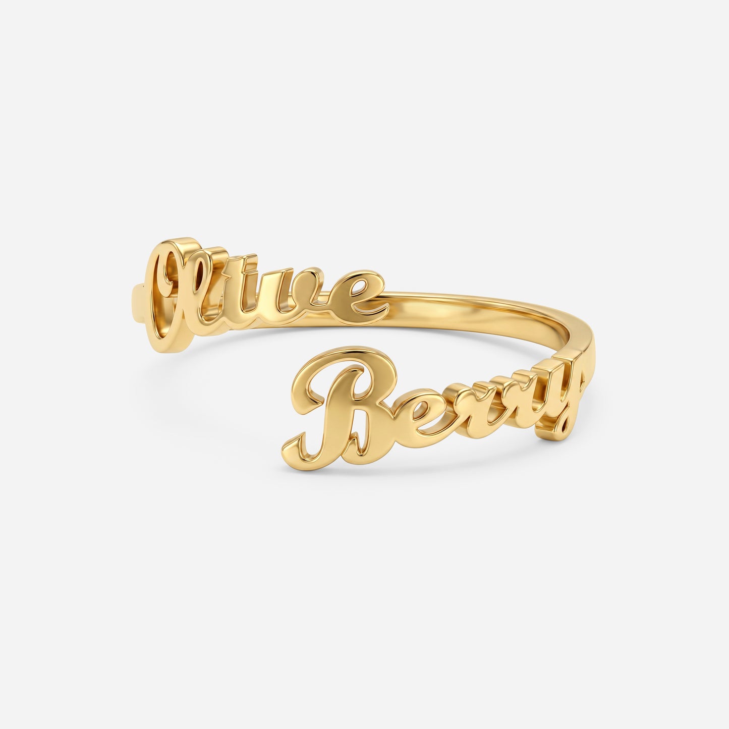 Olive multi-name ring - Cloudbox Gifting