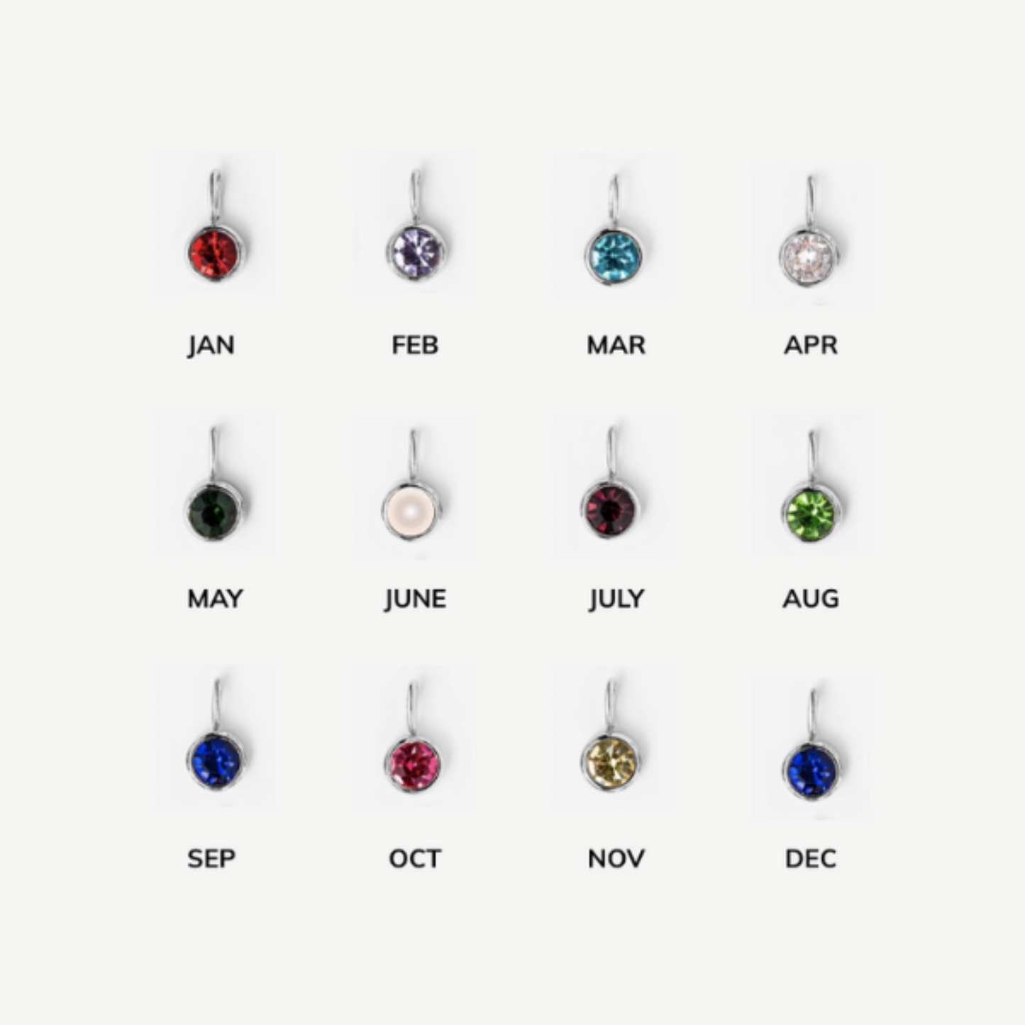 AUTOGRAPH BIRTHSTONE NECKLACE (ROSE GOLD)