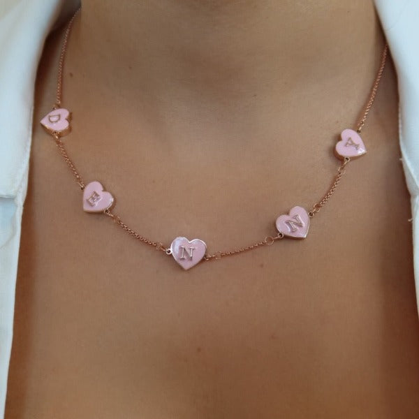 LUELLA NECKLACE (BABY PINK)