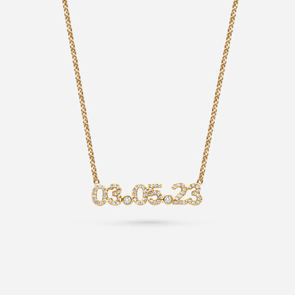 DATE NECKLACE (rose)