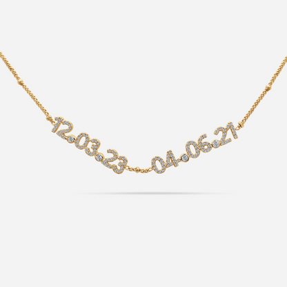 DOUBLE DATE NECKLACE