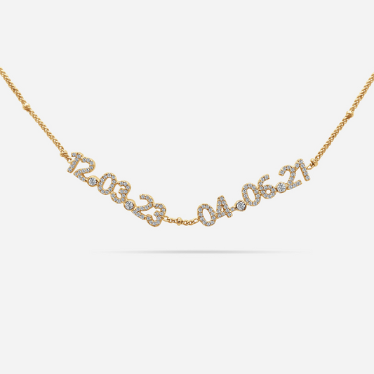 DOUBLE DATE NECKLACE