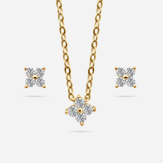 FLOWER SET (GOLD)