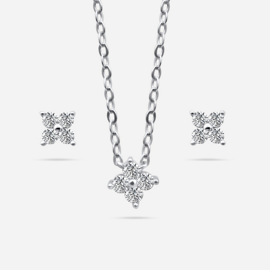 FLOWER SET (SILVER)