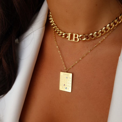 CALENDAR NECKLACE