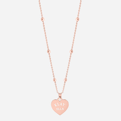 MINI HEART (ROSE GOLD)