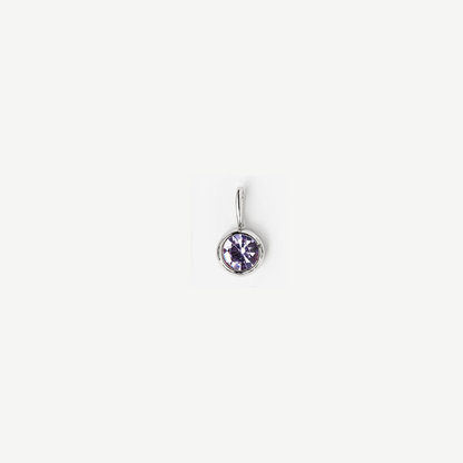 CIRCLE BIRTHSTONE CHARMS