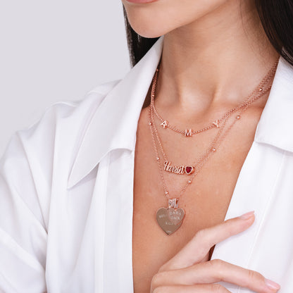CUTIE NECKLACE (ROSE)