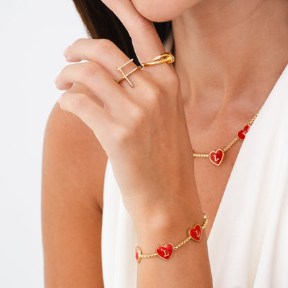 LUELLA BRACELET (RED)