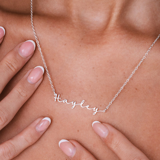 AUTOGRAPH NECKLACE (SILVER)