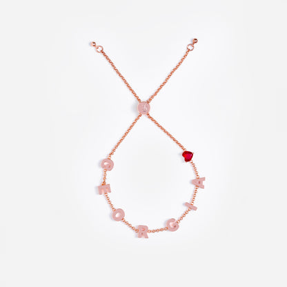 CUSTOM BRACELET (ROSE)